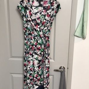 OnTwelfth
Ruffle Trim Satin Mini Dress